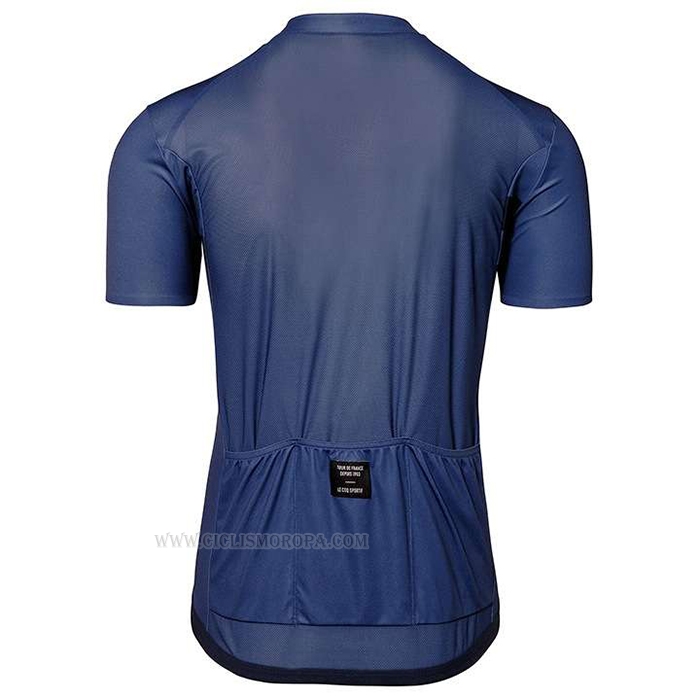2020 Ropa Ciclismo Tour De France Apagado Azul Mangas Corta y Culotte Corto